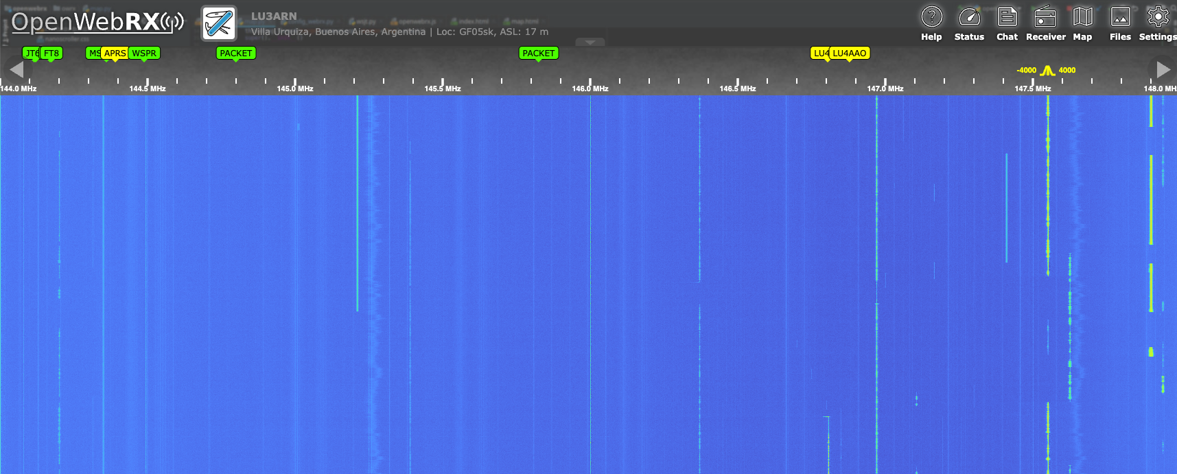 Current noise level and signals
