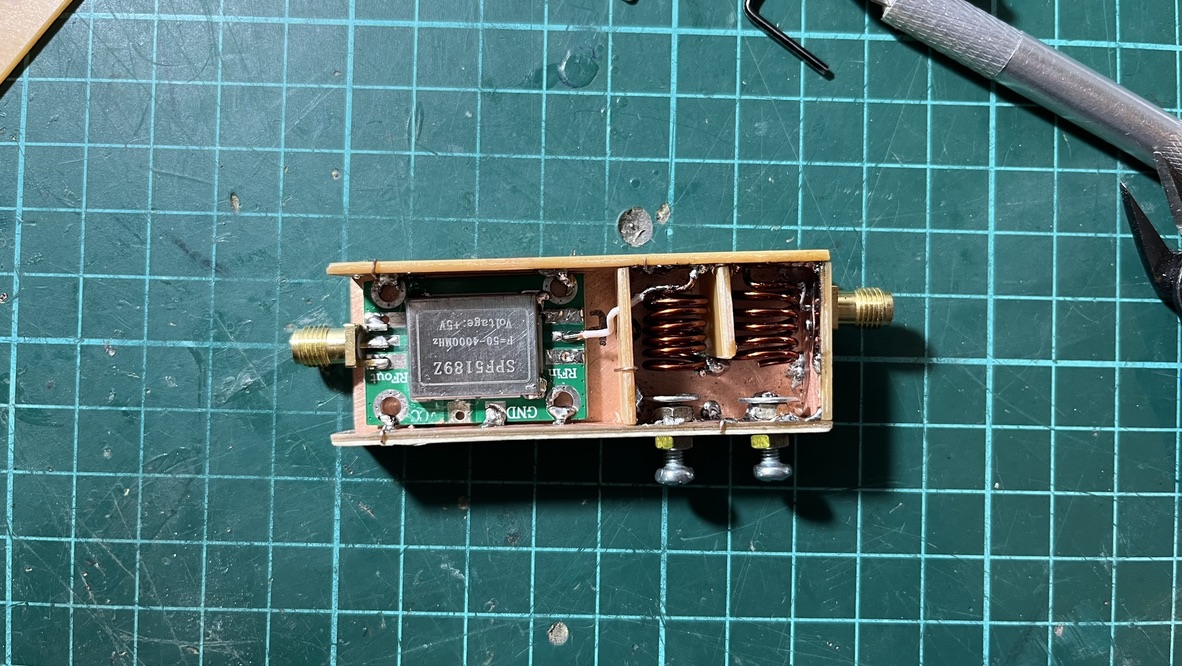 LNA and cavity filter v1